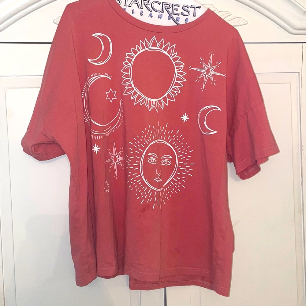 Shein oversized graphic tee
